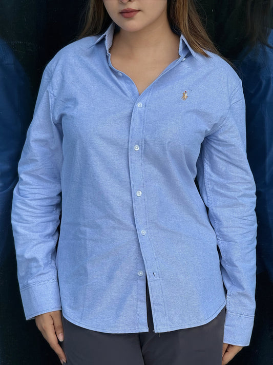 Oxford full sleeve shirt - Sky Blue